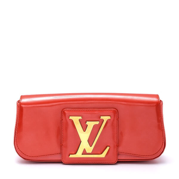 Louis Vuitton - Orange Vernis Leather Sobe Clutch Bag